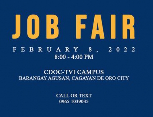 One-day job fair on February 8, 2022, for all CDOC-TVI graduates and other interested applicants.