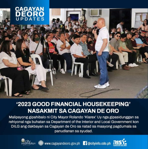 ‘2023 GOOD FINANCIAL HOUSEKEEPING’  NASAKMIT SA CAGAYAN DE ORO