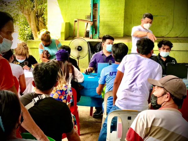 Kapin 700 ka residente nabakunahan sa Barangay Bayanga