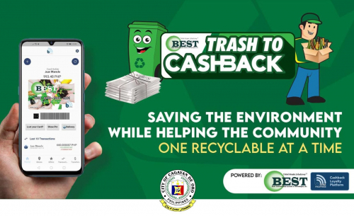 LOOK. Launch on September 13 at the Gaston Park its waste segregation of recyclables program, dubbed as ‘Trash to Cashback’.