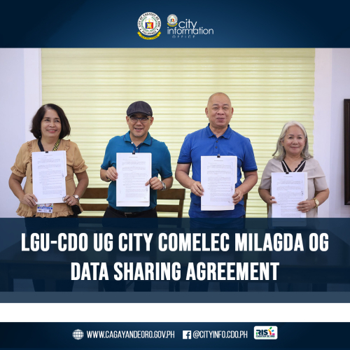 LGU-CDO UG CITY COMELEC MILAGDA OG DATA SHARING AGREEMENT