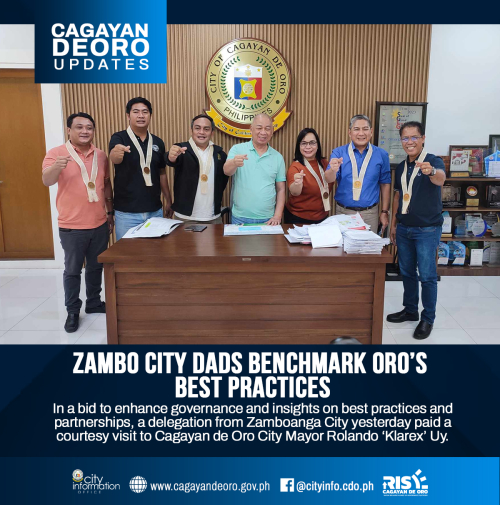 ZAMBO CITY DADS BENCHMARK ORO’S BEST PRACTICES