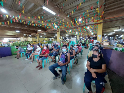 Cogon Market vaccination roll-out.
