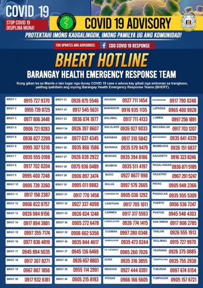 BHERT Hotline