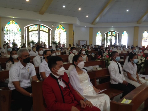 47 ka magtiayon nabugkos ang kaminyoon  atol sa libreng mass wedding sa LGU-CDO