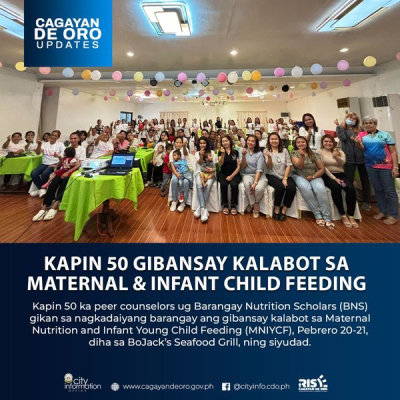 KAPIN 50 GIBANSAY KALABOT SA  MATERNAL &amp; INFANT CHILD FEEDING