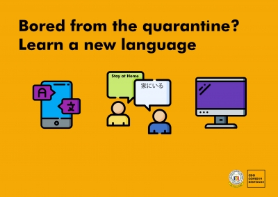Bored from the quarantine? Learn a new language