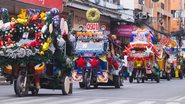 HOLIDAY-CLAD RELAS, MARCHING  BANDS TO USHER ‘PASKO DE ORO’