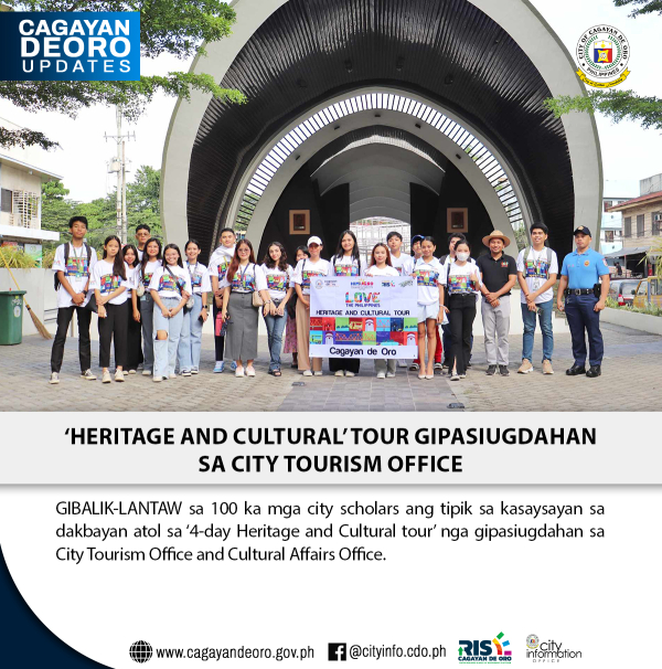 ‘HERITAGE AND CULTURAL’ TOUR GIPASIUGDAHAN SA CITY TOURISM OFFICE&#039;