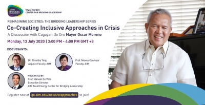 Co-Creating Inclusive Approaches in Crisis A Discussion with Cagayan De Oro Mayor Oscar Moreno
